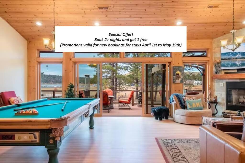 Lake Time Villa New Luxury With Hot Tub Биг Бэар Лейк Экстерьер фото